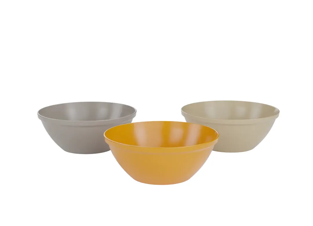 Hen Small Bowl 700ml Mixed Colors Mustard