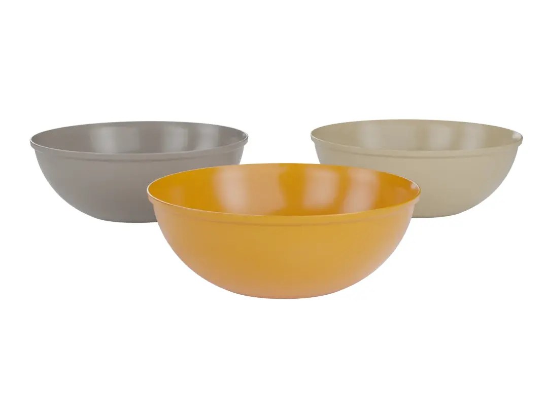 Hen Big Bowl 3.8L Mixed Colors Mustard